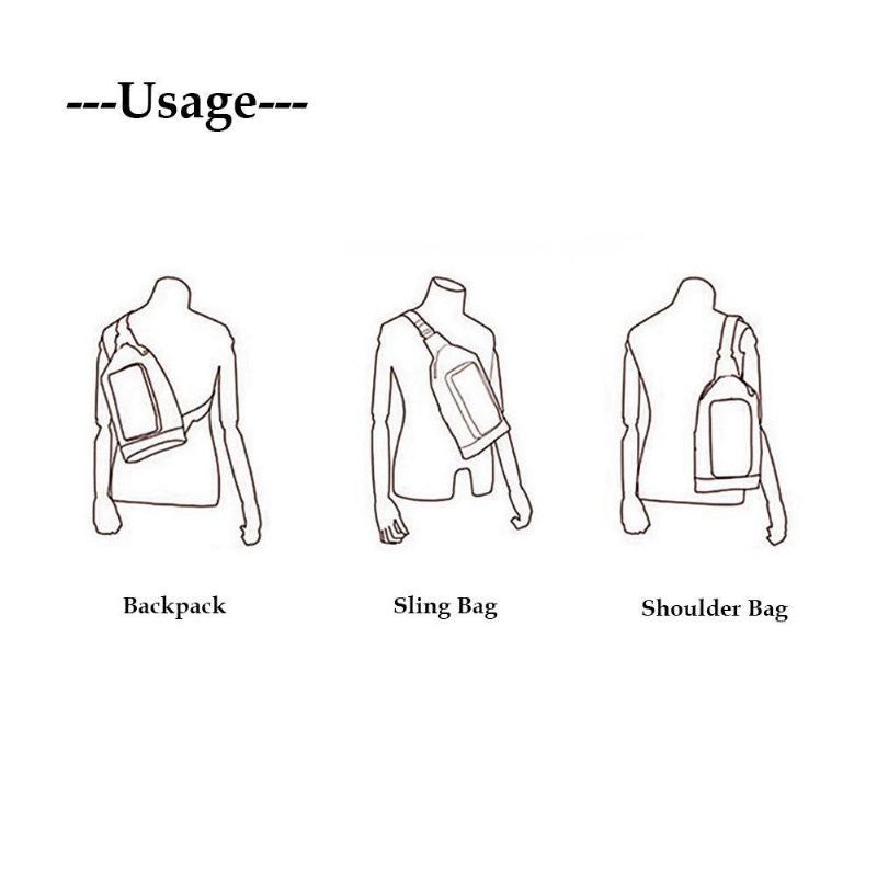 Cylinder Sling Bag Muškarci