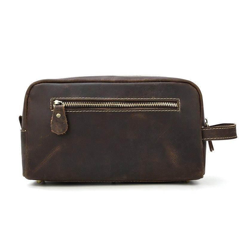 Kožna Toaletna Torbica Dopp Kit Za Brijanje
