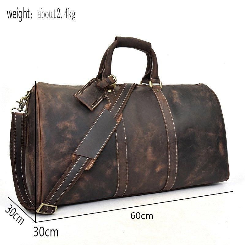 Kožna Weekender Duffel Torba Za Prtljagu 24 Inča